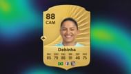 Debora C. Oliveira, aka Debinha, is one of the best players in the Brazilian women's team (Image via EA Sports)
